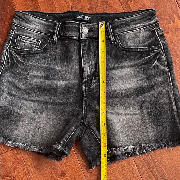Judy Blue Black Jean Shorts - Picture 7 of 7